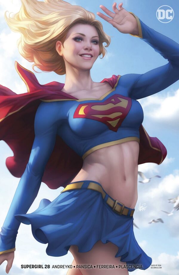 SUPERGIRL (2016-2020 SERIES: VARIANT EDITION) #28: Stanley (Artgerm) Lau cover