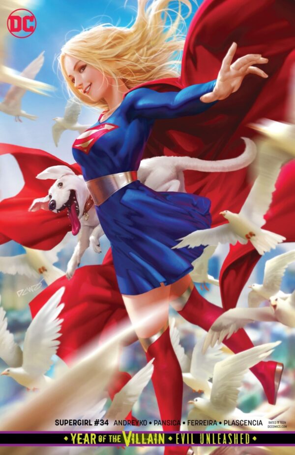 SUPERGIRL (2016-2020 SERIES: VARIANT EDITION) #34: Derrick Chew cover