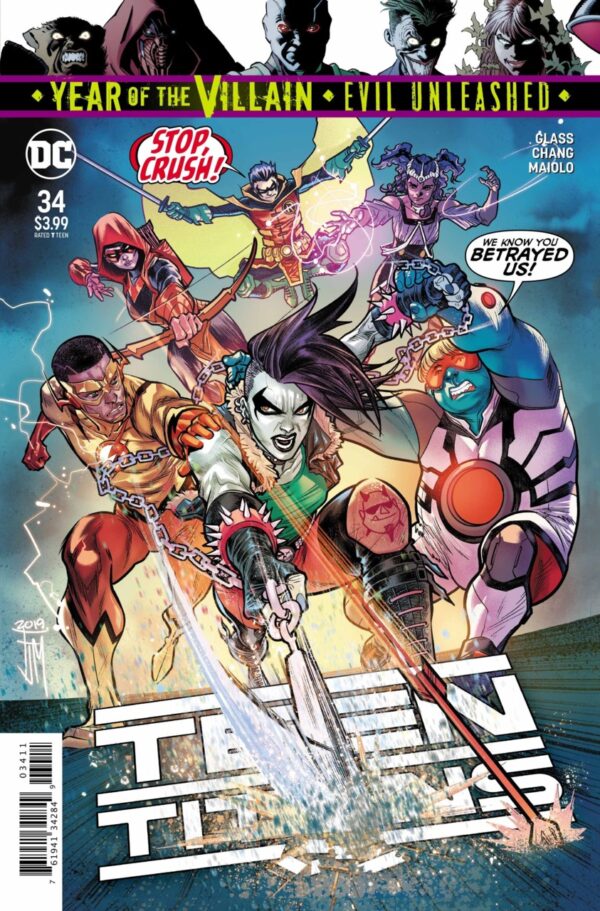 TEEN TITANS (2016-2020 SERIES) #34: Year of the Villain: Evil Unleashed