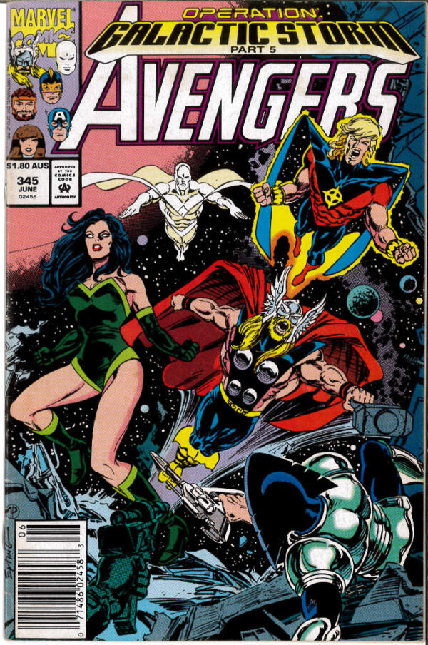 AVENGERS (1962: AUSTRALIAN PRICE VARIANT – APV) #345: 8.0 (VF)