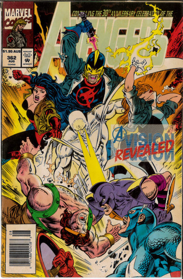 AVENGERS (1962: AUSTRALIAN PRICE VARIANT – APV) #362: 3.0 (GD/VG)