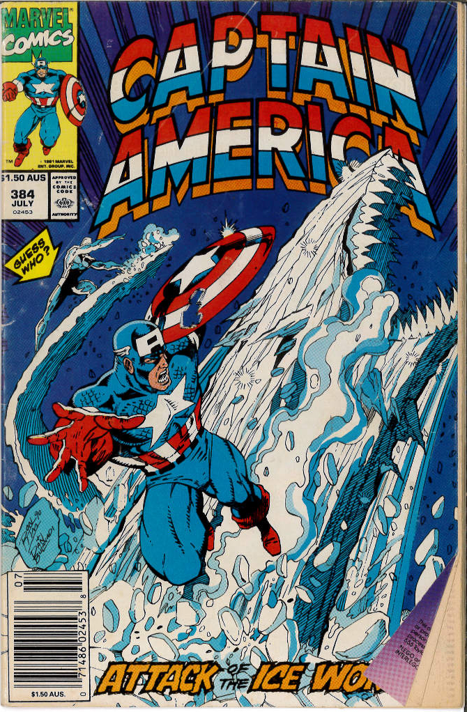 CAPTAIN AMERICA (1968: AUSTRALIAN PRICE VARIANT) #384: 6.5 (FN) CAPTAIN AMERICA (1968: AUSTRALIAN PRICE VARIANT) #384: 6.5 (FN)