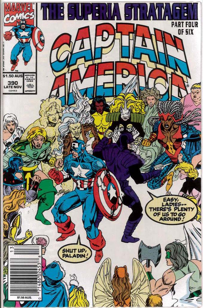 CAPTAIN AMERICA (1968: AUSTRALIAN PRICE VARIANT) #390: 9.2 (NM) CAPTAIN AMERICA (1968: AUSTRALIAN PRICE VARIANT) #390: 9.2 (NM)