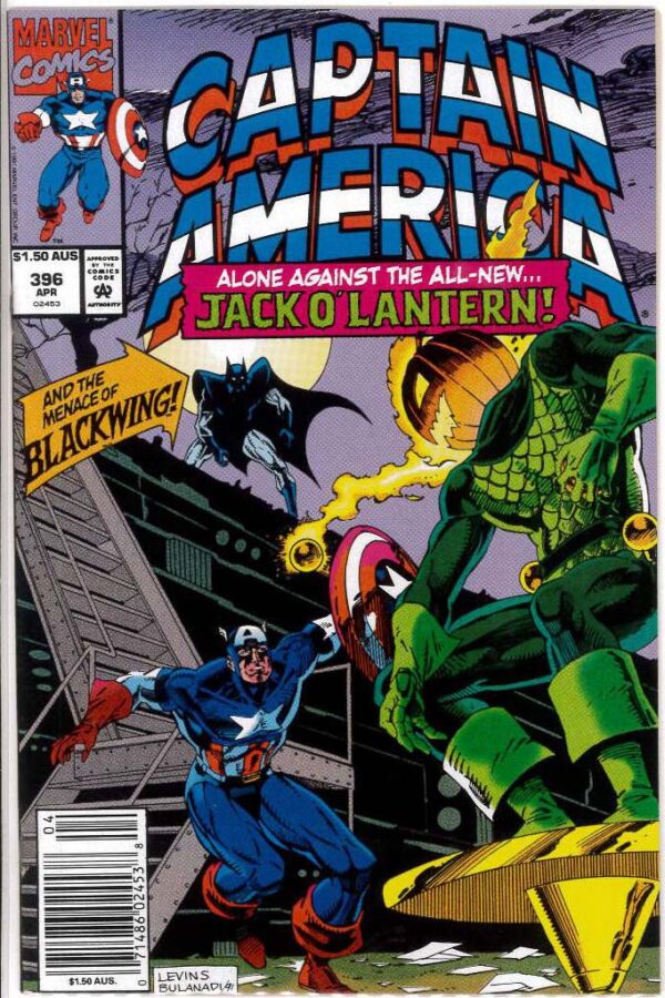 CAPTAIN AMERICA (1968: AUSTRALIAN PRICE VARIANT) #396: 9.2 (NM)