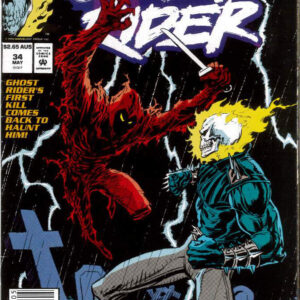 GHOST RIDER (1990: AUSTRALIAN PRICE VARIANT – APV) #34: 9.2 (NM)