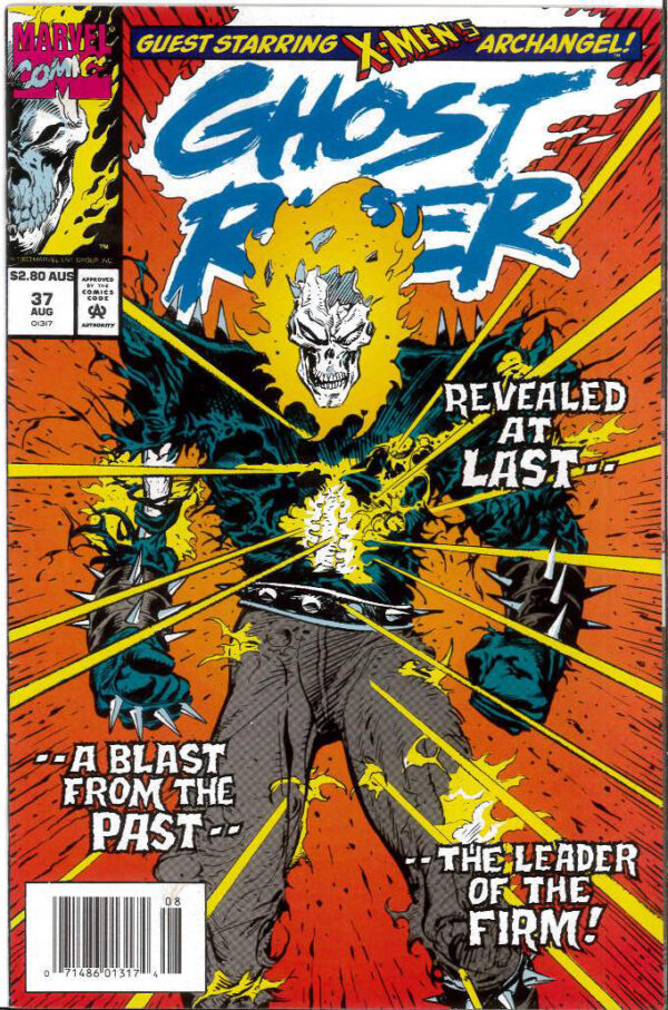 GHOST RIDER (1990: AUSTRALIAN PRICE VARIANT – APV) #37: 9.2 (NM)