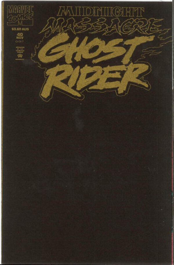 GHOST RIDER (1990: AUSTRALIAN PRICE VARIANT – APV) #40: 9.2 (NM)