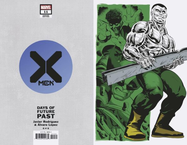 X-MEN (2019 SERIES) #11: Javier Rodriguez Days of Future Past cover
