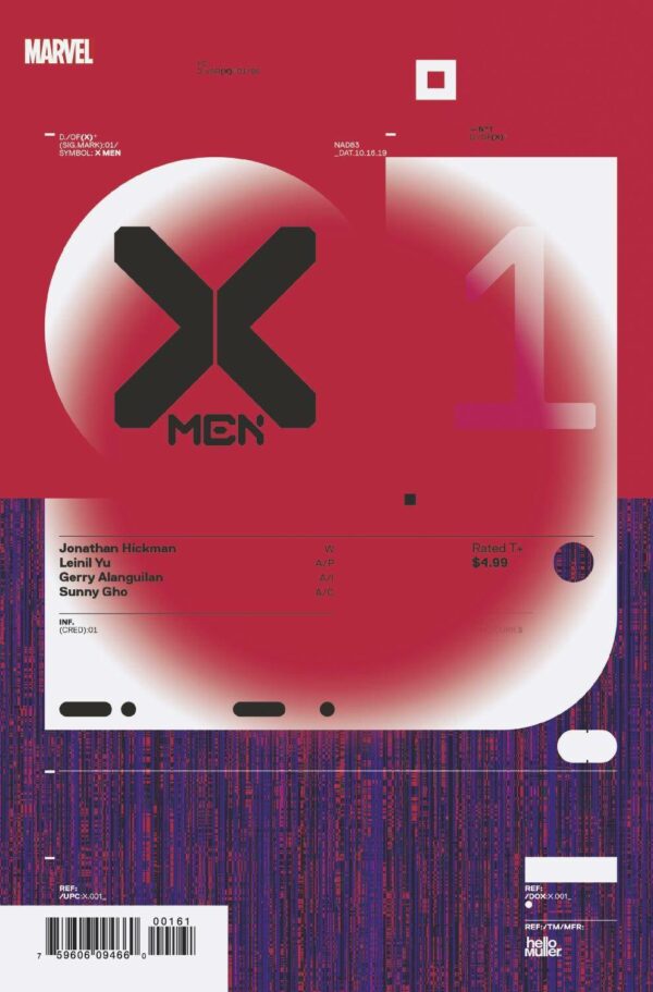 X-MEN (2019 SERIES) #1: Tom Muller Design cover