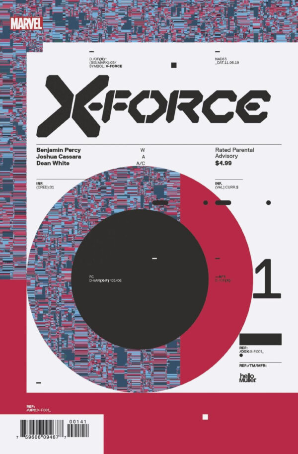 X-FORCE (2019 SERIES) #1: Tom Muller Design cover
