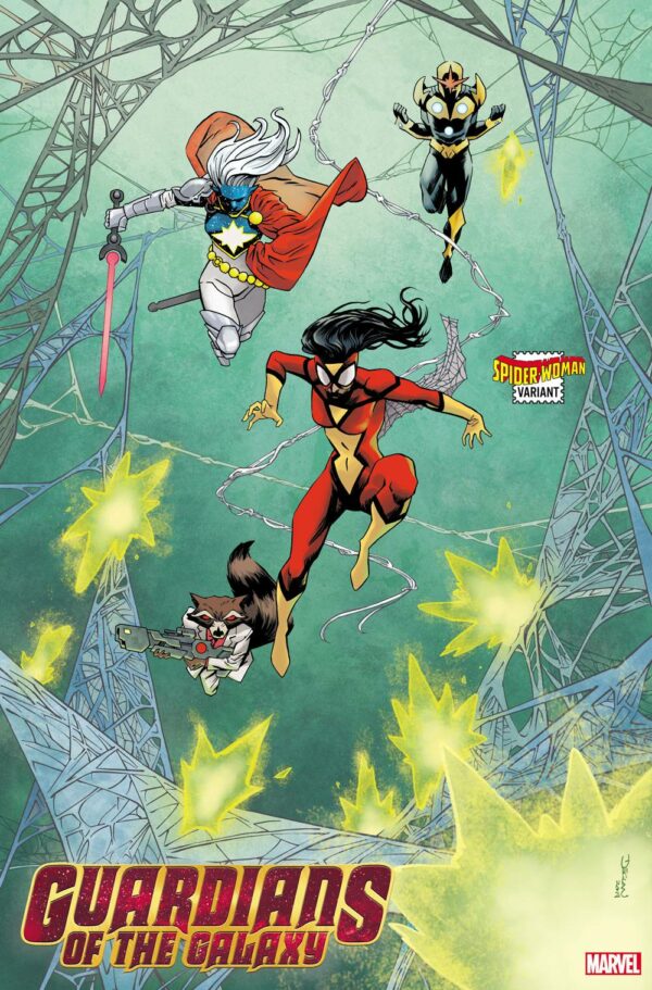 GUARDIANS OF THE GALAXY (2020 SERIES) #3: Declan Shalvey Spider-Woman cover
