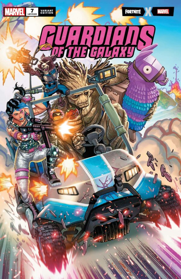 GUARDIANS OF THE GALAXY (2020 SERIES) #7: Javier Garron Fortnite cover