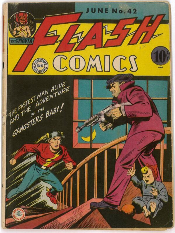 FLASH COMICS (1940 SERIES) #42: 3.5 (VG-)