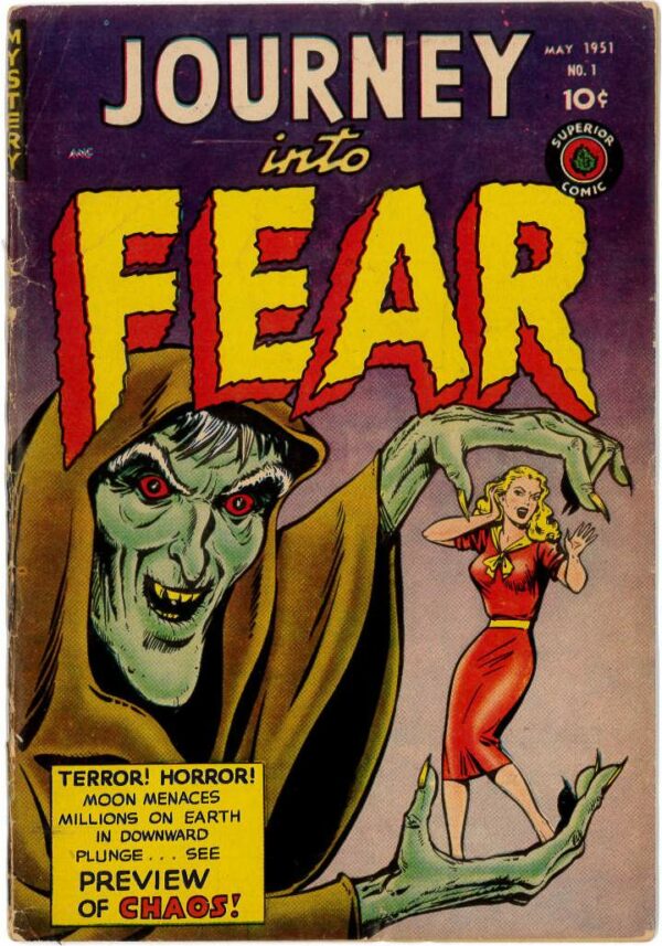 JOURNEY INTO FEAR (1951 SERIES) #1: 3.5 (VG-)