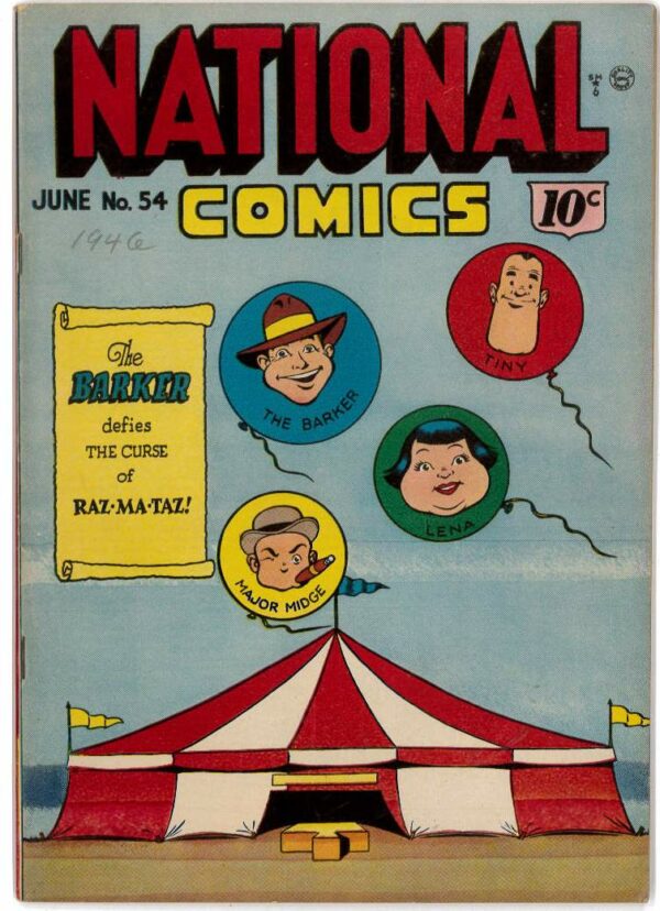 NATIONAL COMICS (1941 SERIES) #54: 4.5 (VG+)