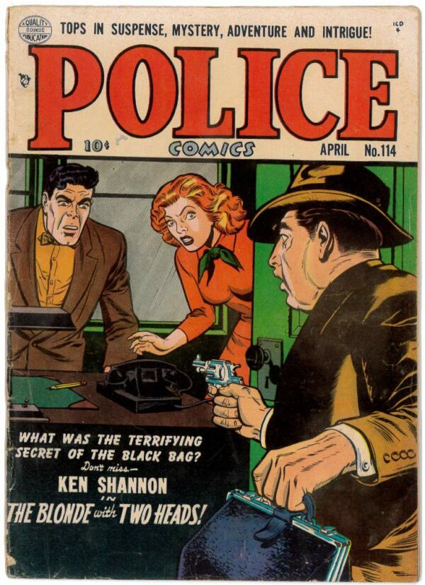 POLICE COMICS (1941 SERIES) #114: 4.5 (VG+)