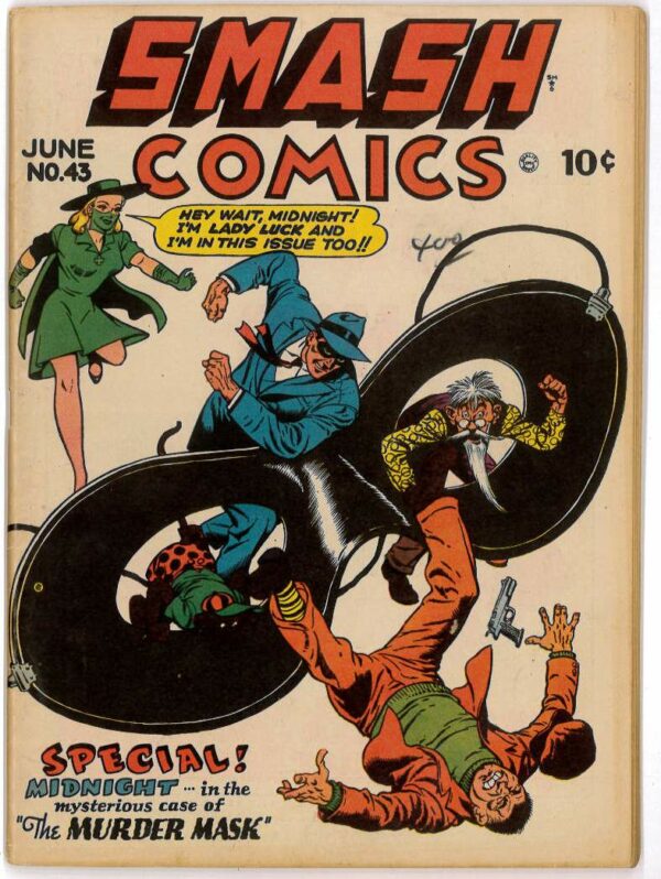 SMASH COMICS (1939-1949 SERIES) #43: 5.5 (FN-)