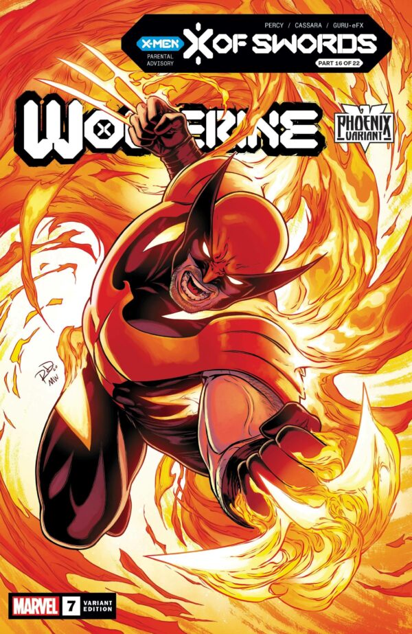 WOLVERINE (2020 SERIES) #7: Russell Dauterman Wolverine Phoenix cover