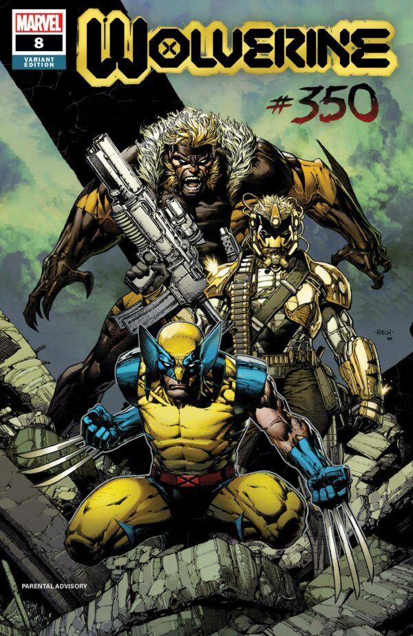 WOLVERINE (2020 SERIES) #8: David Finch Wolverine cover