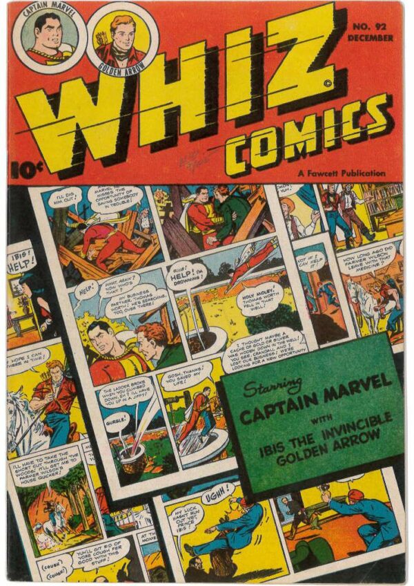WHIZ COMICS (1940 SERIES) #92: 8.0 (VF)