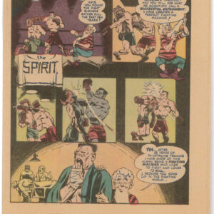 SPIRIT SECTION (1940-1952 SERIES) #391: Nov 16 1947 Signed by Will Eisner COA