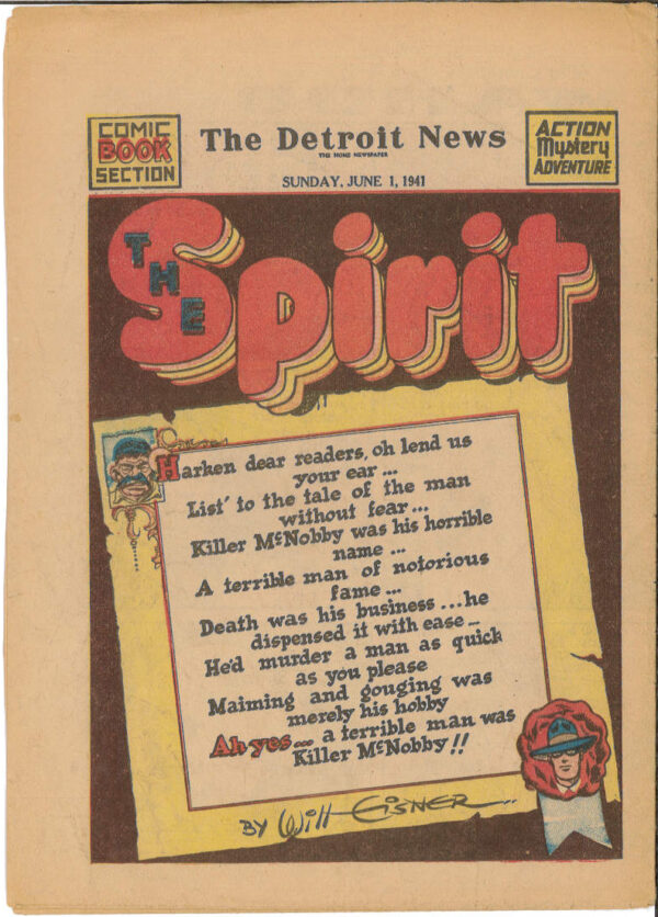 SPIRIT SECTION (1940-1952 SERIES) #53: FN Jun 1 1941 Will Eisner