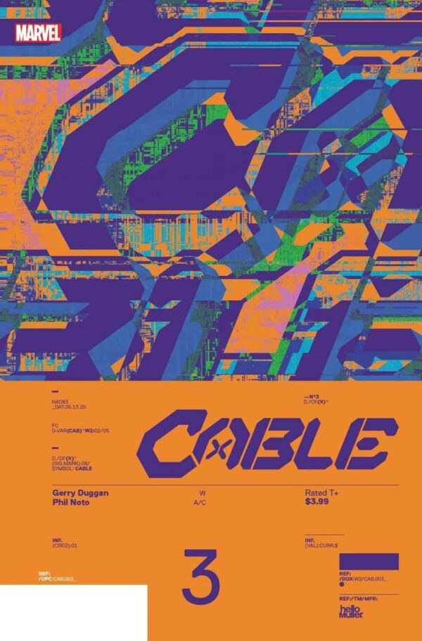 CABLE (2020 SERIES) #3: Tom Muller Design cover