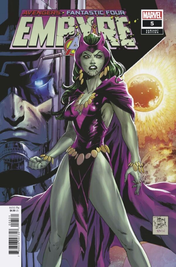 EMPYRE #5: Tony Daniel Kree/Skrull cover