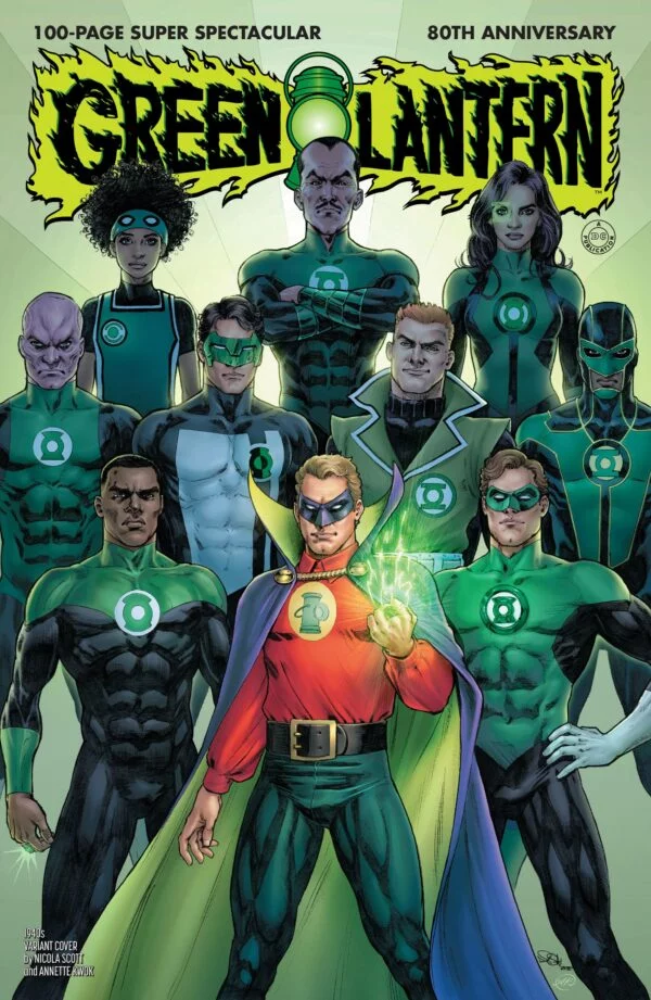 GREEN LANTERN 80TH ANNIVERARY 100 PAGE SUPER SPECT #1: Nicola Scott 1940’s cover
