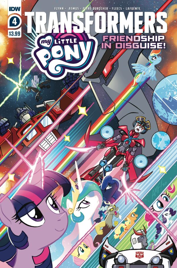 MY LITTLE PONY TRANSFORMERS #4: Tony Fleecs cover A