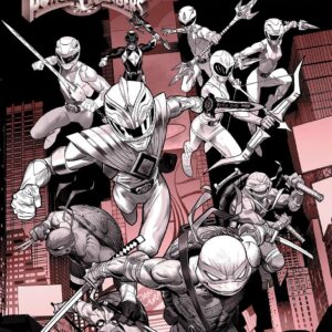 POWER RANGERS/TEENAGE MUTANT NINJA TURTLES TP #0: Black & White Hardcover edition