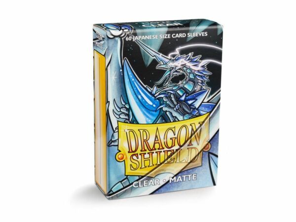 DRAGON SHIELD CARD SLEEVES (JAPANESE 60 PACK YGO) #19: Clear Matte