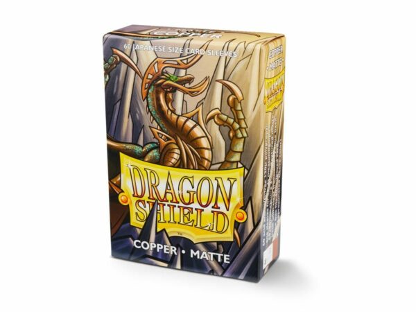 DRAGON SHIELD CARD SLEEVES (JAPANESE 60 PACK YGO) #20: Copper Matte