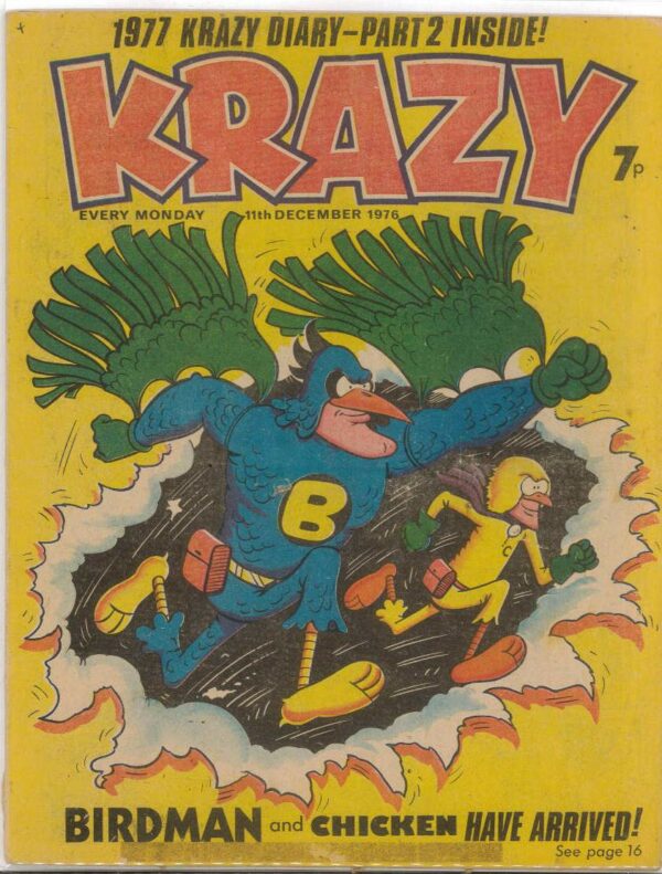 KRAZY (1970’S UK SERIES) #111: 11 December 1976 – GD/VG