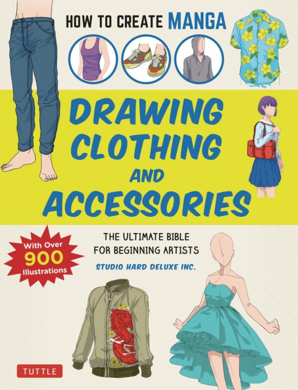 HOW TO CREATE MANGA #1: Drawing Clothing and Accessories – NM