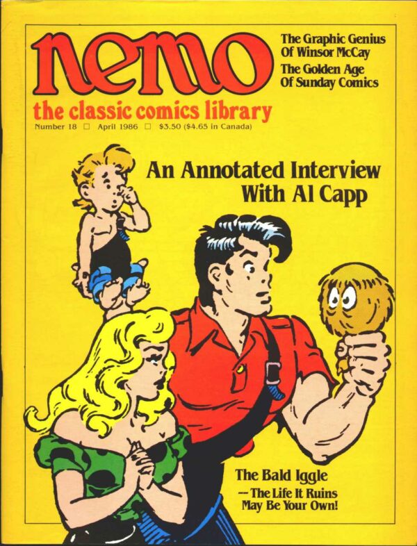 NEMO: THE CLASSIC COMICS LIBRARY (1983 SERIES) #18: Interview with Al Capp 9.2 (NM)