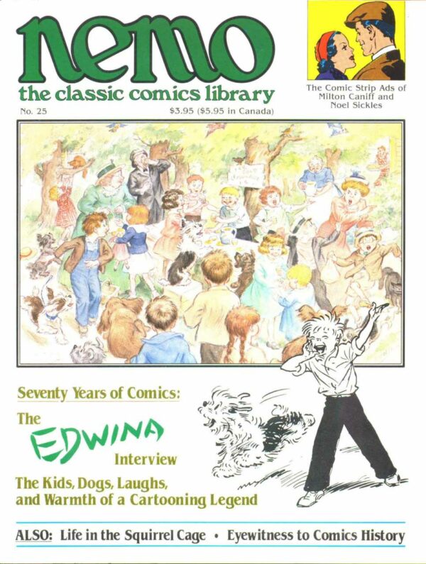 NEMO: THE CLASSIC COMICS LIBRARY (1983 SERIES) #25: Edwina Interview 9.2 (NM)