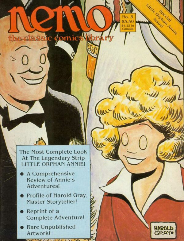 NEMO: THE CLASSIC COMICS LIBRARY (1983 SERIES) #8: Little Orphan Annie 9.2 (NM)