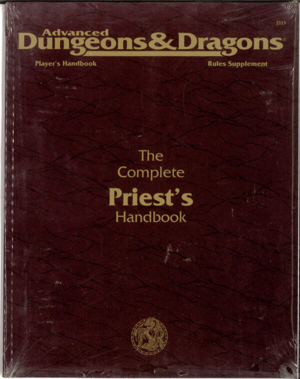 ADVANCED DUNGEONS AND DRAGONS 1ST EDITION #2113: Complete Priest’s Handbook – NM – 2113