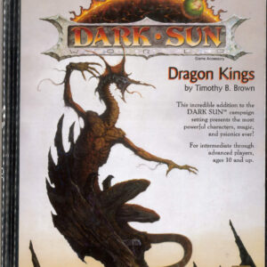 ADVANCED DUNGEONS AND DRAGONS 2ND EDITION #2408: Dark Sun Dragon Kings HC – NM – 2408