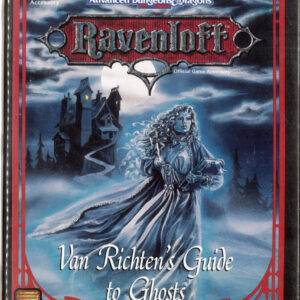 ADVANCED DUNGEONS AND DRAGONS 2ND EDITION #9355: Ranvenloft: Van Richten’s Guide to Ghosts – Brand New – 9355
