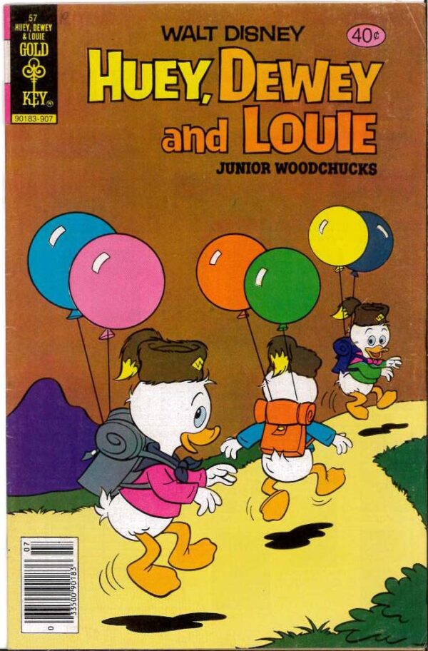 HUEY, DEWEY AND LOUIE JUNIOR WOODCHUCKS #57: VF/NM