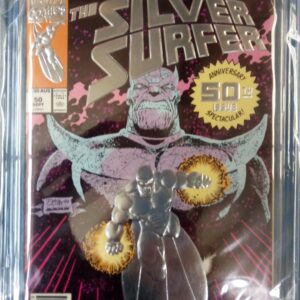 SILVER SURFER (1987: AUSTRALIAN PRICE VARIANT) #50: Halo graded 9.4 (NM)