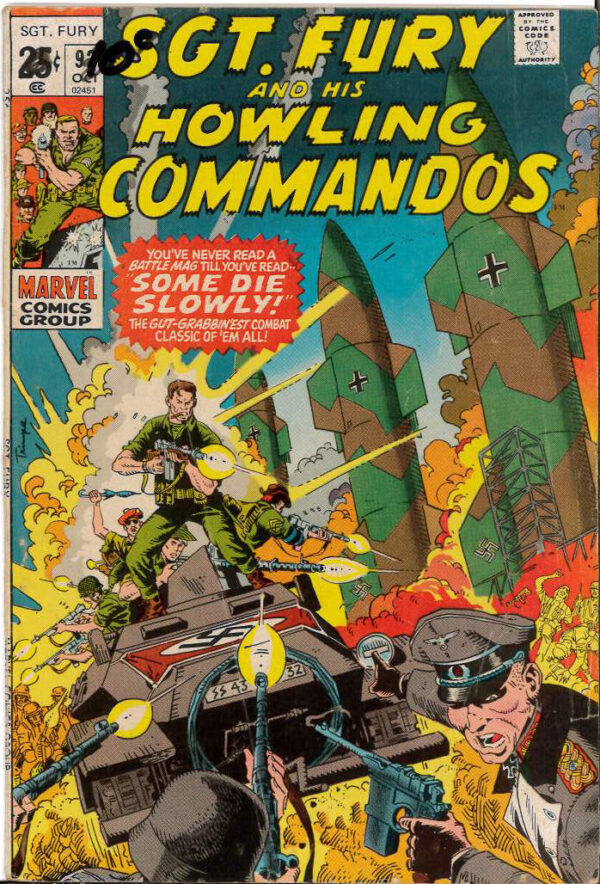 SGT FURY AND HIS HOWLING COMMANDOS #92: FN/VF (7.0)