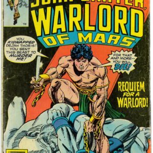 JOHN CARTER WARLORD OF MARS (1977-1979 SERIES) #3: 4.0 (VG)