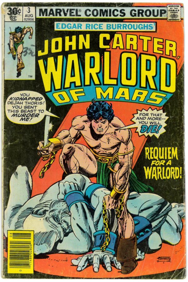 JOHN CARTER WARLORD OF MARS (1977-1979 SERIES) #3: 4.0 (VG)