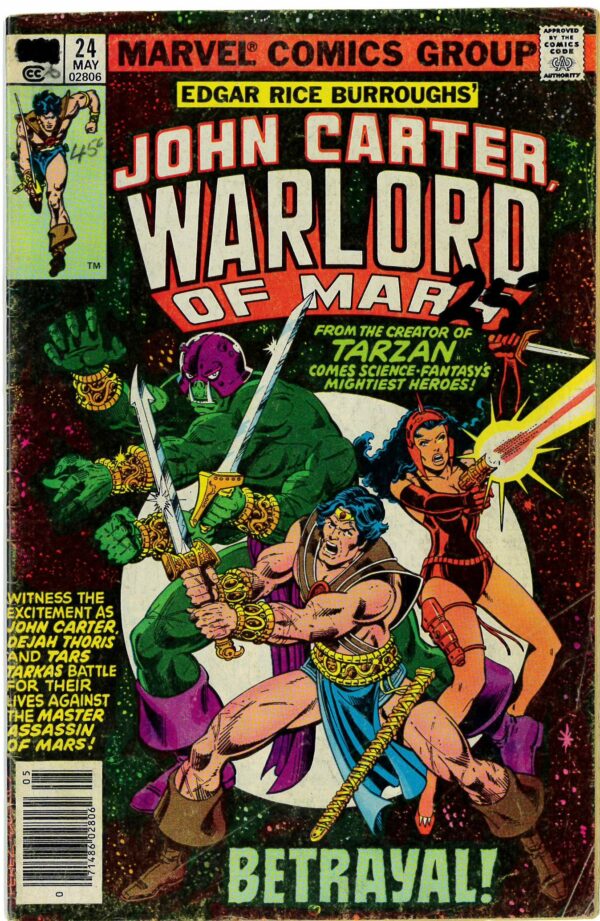 JOHN CARTER WARLORD OF MARS (1977-1979 SERIES) #24: 5.0 (VG/FN)