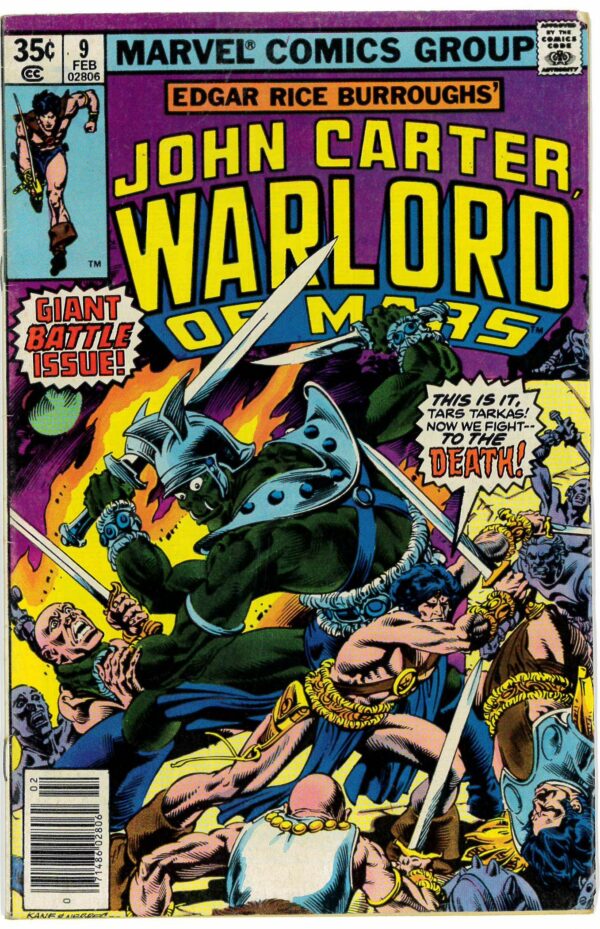 JOHN CARTER WARLORD OF MARS (1977-1979 SERIES) #9: 8.0 (VF)