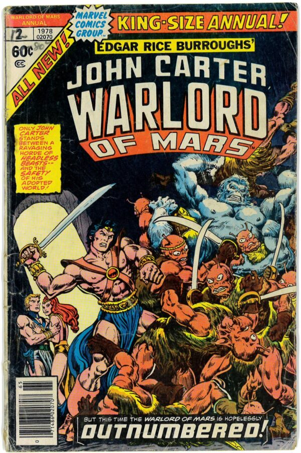 JOHN CARTER WARLORD OF MARS ANNUALS #2: 4.0 (VG)