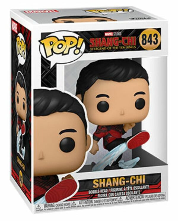 POP MARVEL VINYL FIGURE #843: Shangi-Chi Kicking: Shang-Chi & Legend of the Ten Rings